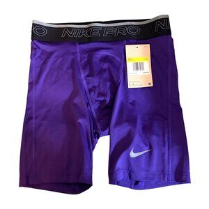 NIKE PRO DRI-FIT TRAINING SHORTS - PURPLE, NEW! MSRP $30 - MEN'S SMALL